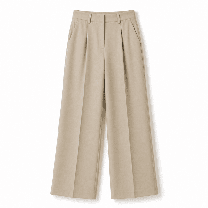 Hovedbilde Wide beige dresspants 