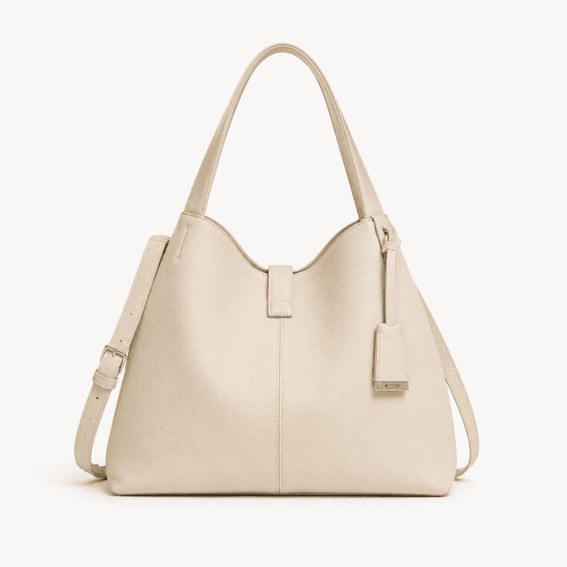 Cream tote bag